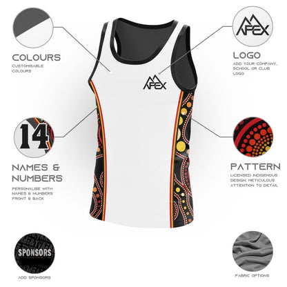 Indigenous 003 - Design Your Own Singlet