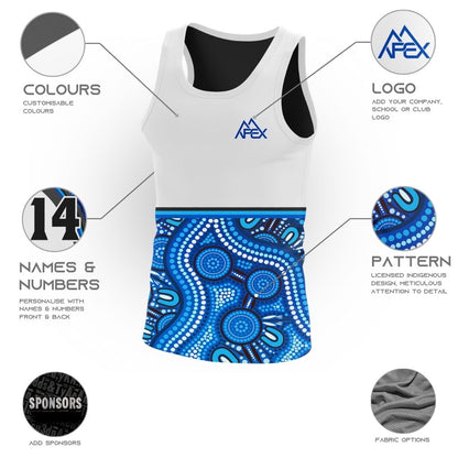 Indigenous 006 - Design Your Own Singlet
