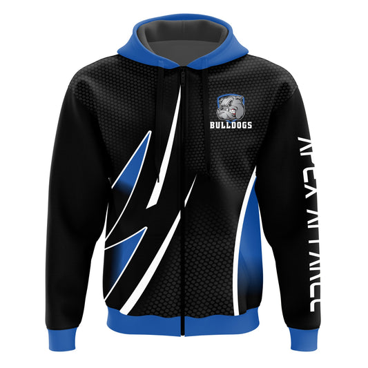 Sports Zip Hoodie for Clubs