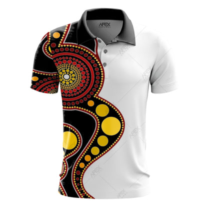 Indigenous 009 - Design Your Own Polo Shirt