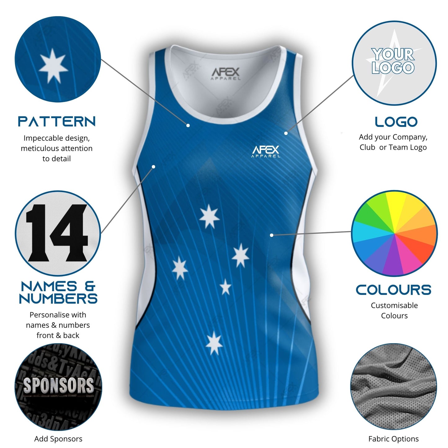 Flare - Design Your Own Singlet