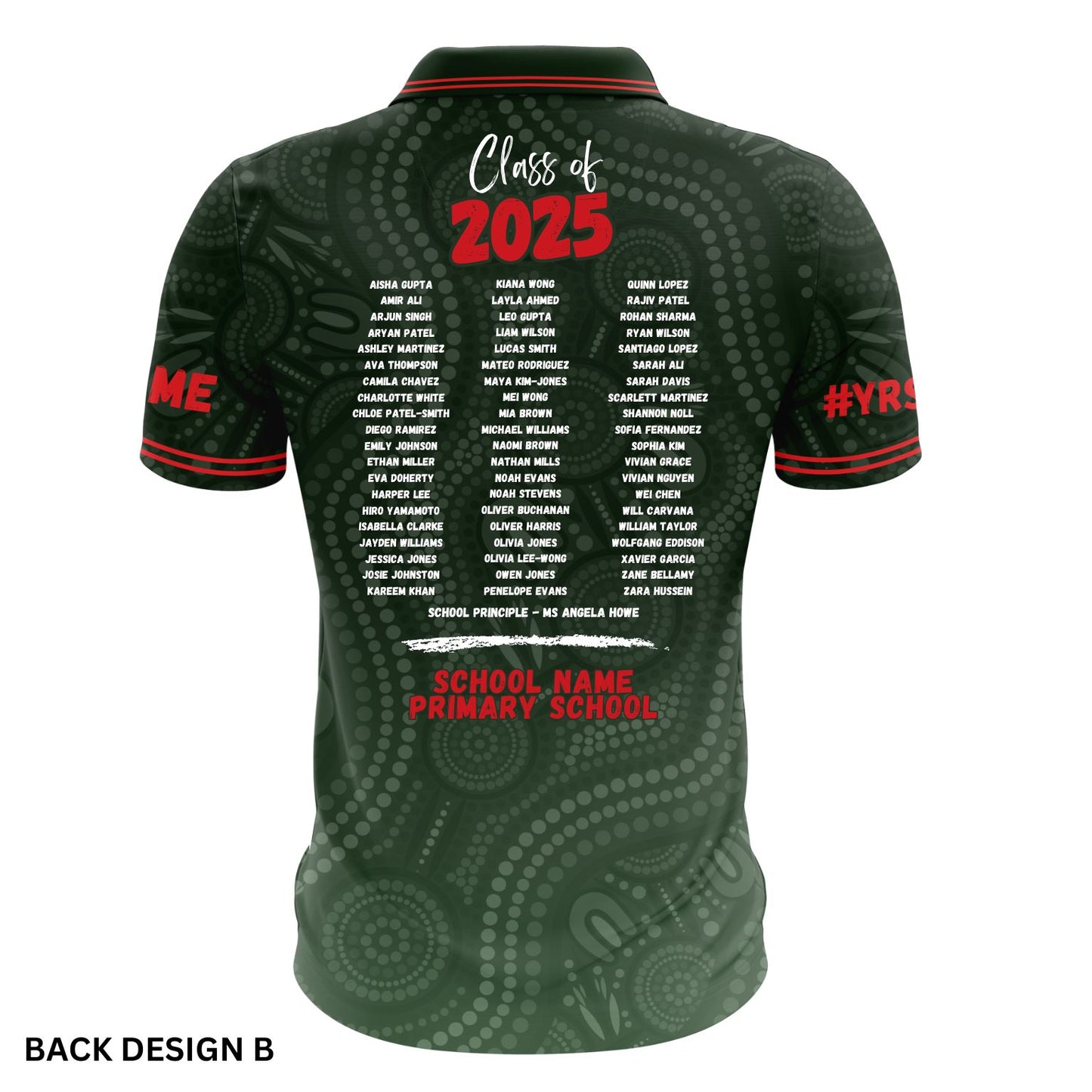 Indigenous Year 6 School Leavers Polo Shirt - Harmony