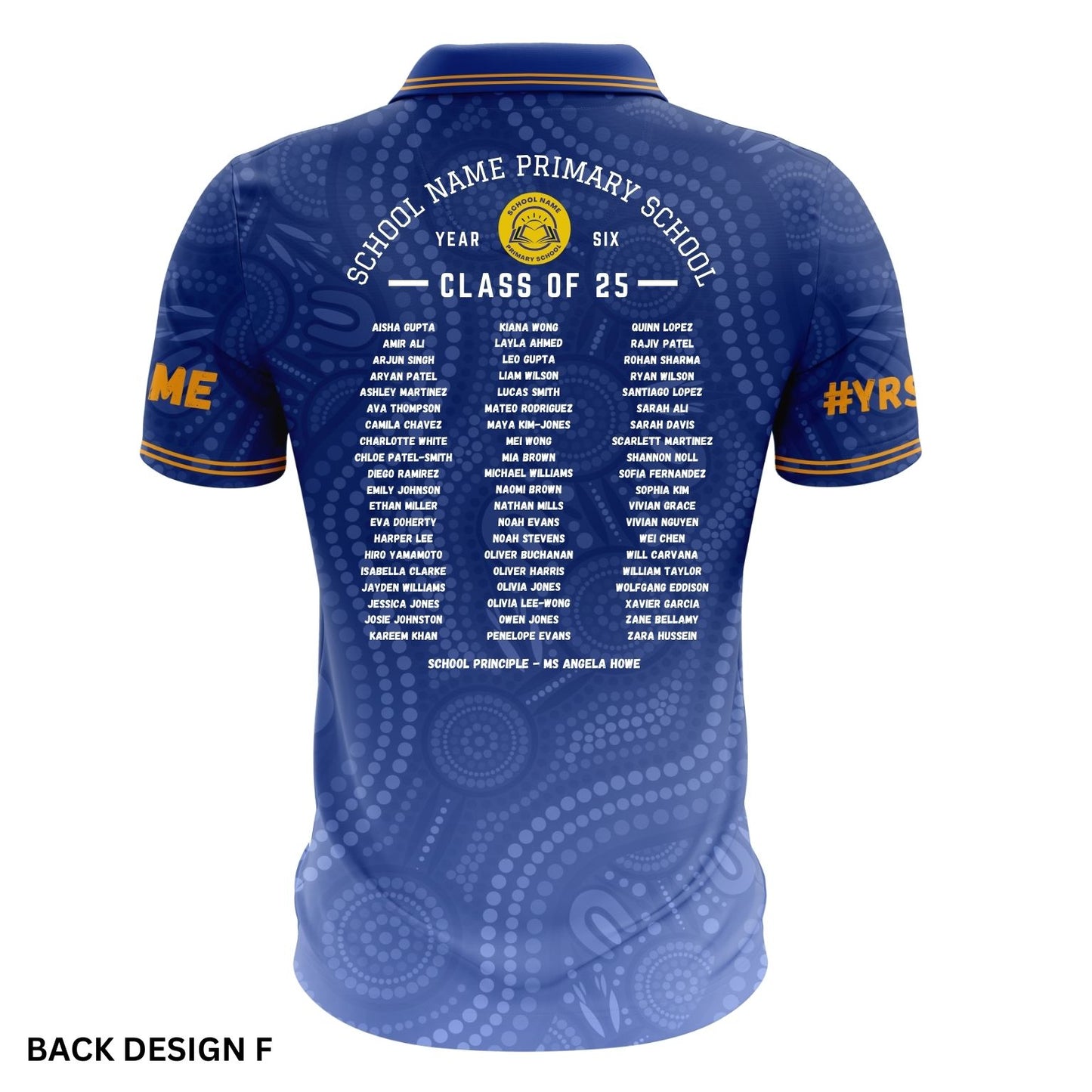 Indigenous Year 6 School Leavers Polo Shirt - Harmony