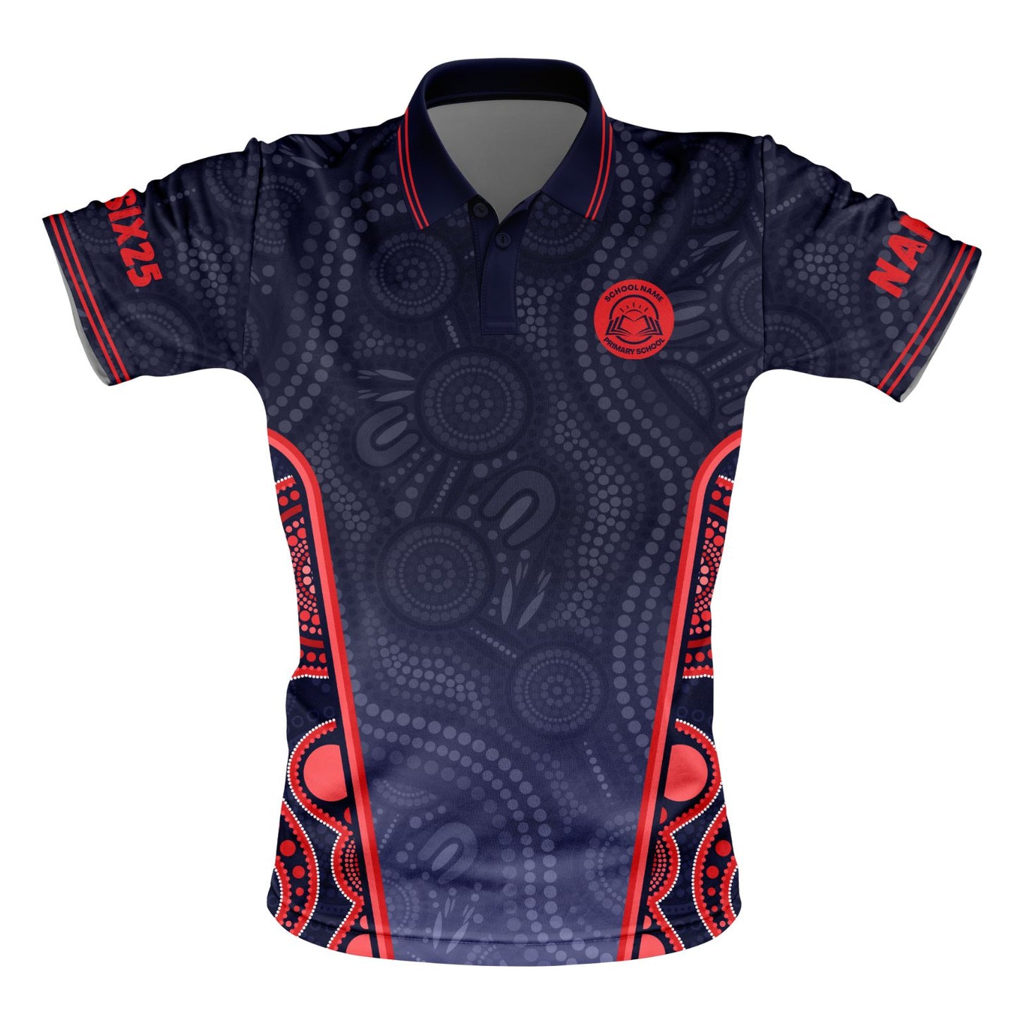 Indigenous Year 6 School Leavers Polo Shirt - Harmony