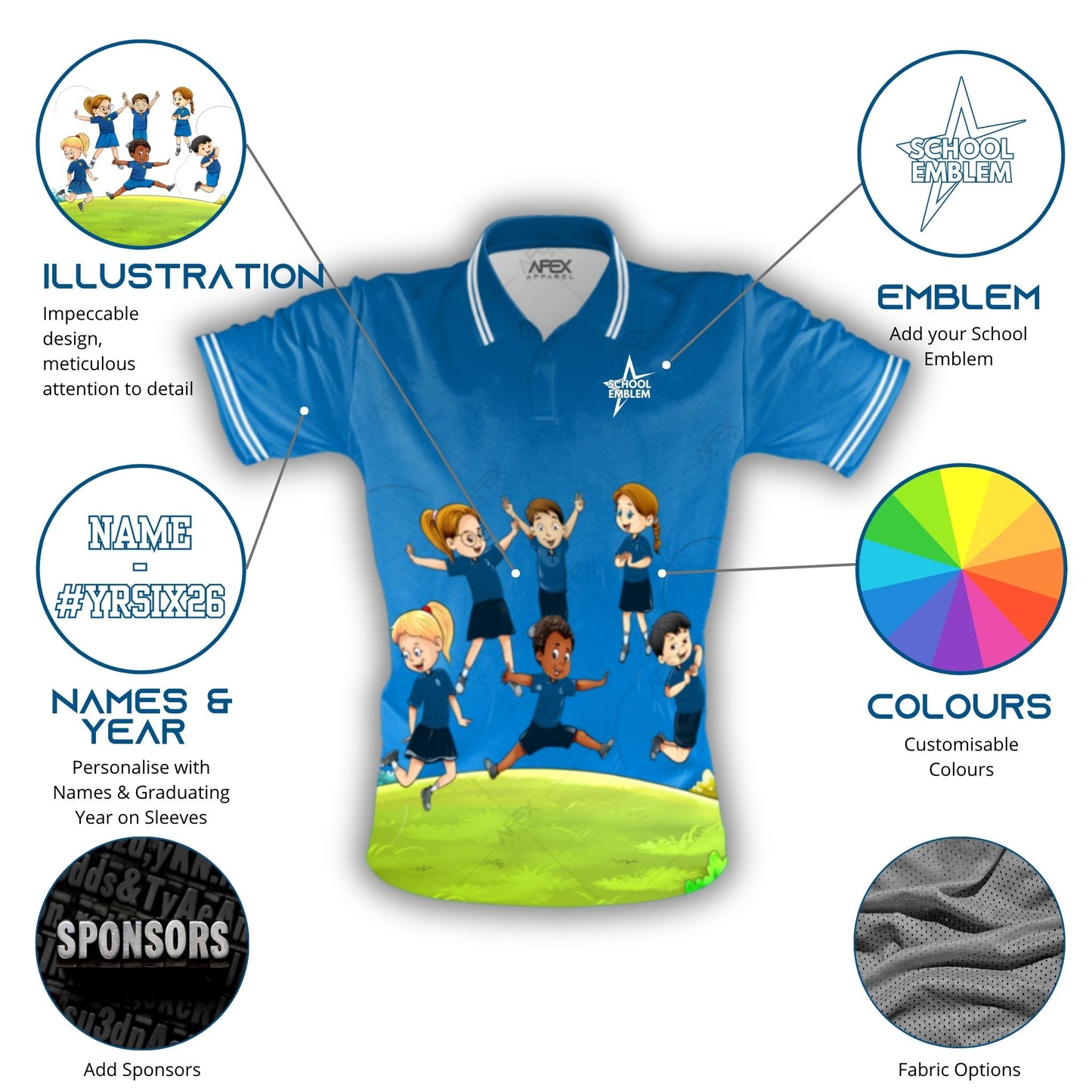 Inspo School Leavers Polo Shirt - Celebrate