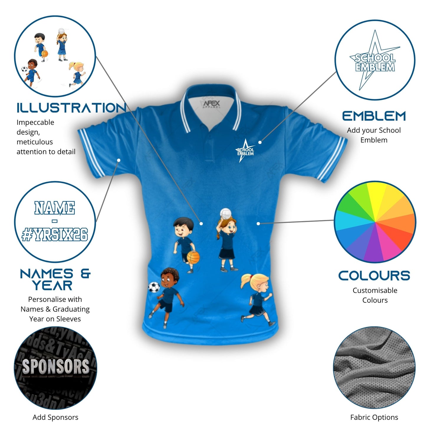 Inspo School Leavers Polo Shirt - Aim High