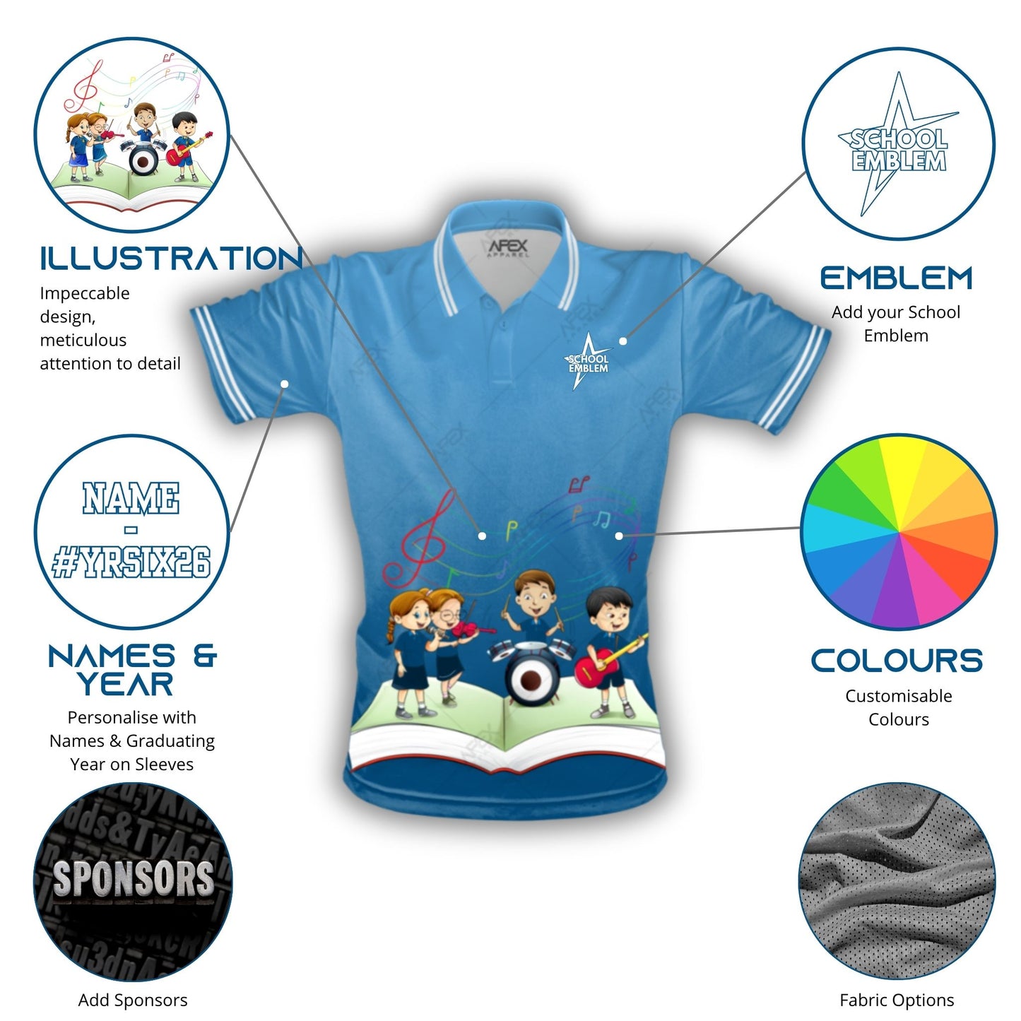 Inspo School Leavers Polo Shirt - Compose