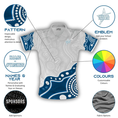 School Leavers Polo Shirt - Indigenous Unity