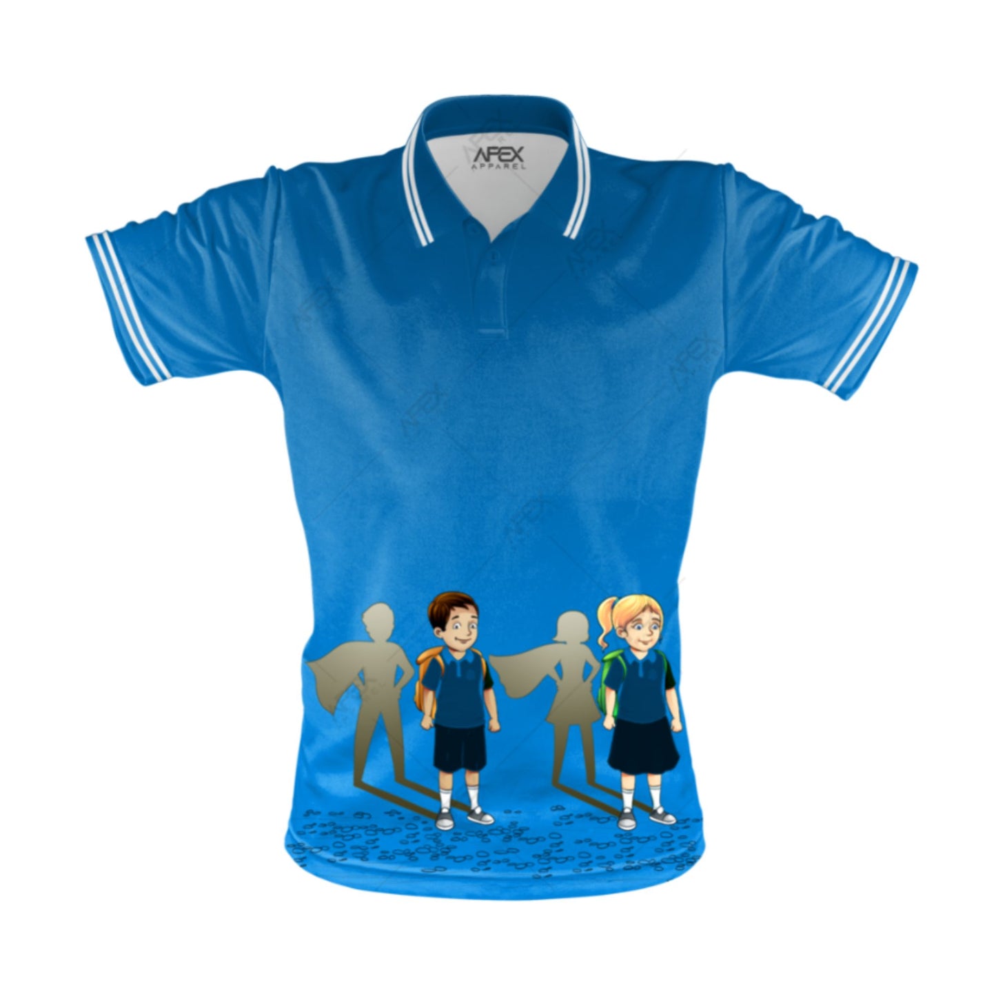 Inspo School Leavers Polo Shirt - Superheroes
